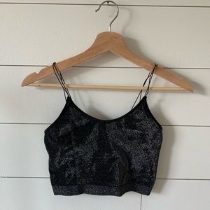 Garage Glitter Cropped Top